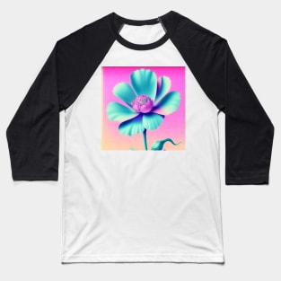 Single flower pastel colors Baseball T-Shirt